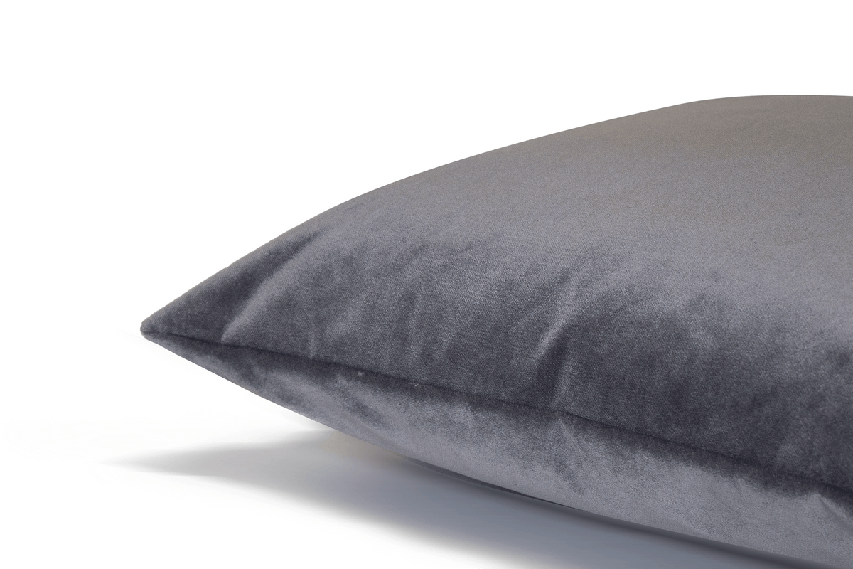 Canadian Down & Feather Grey Velvet Cushion Cover