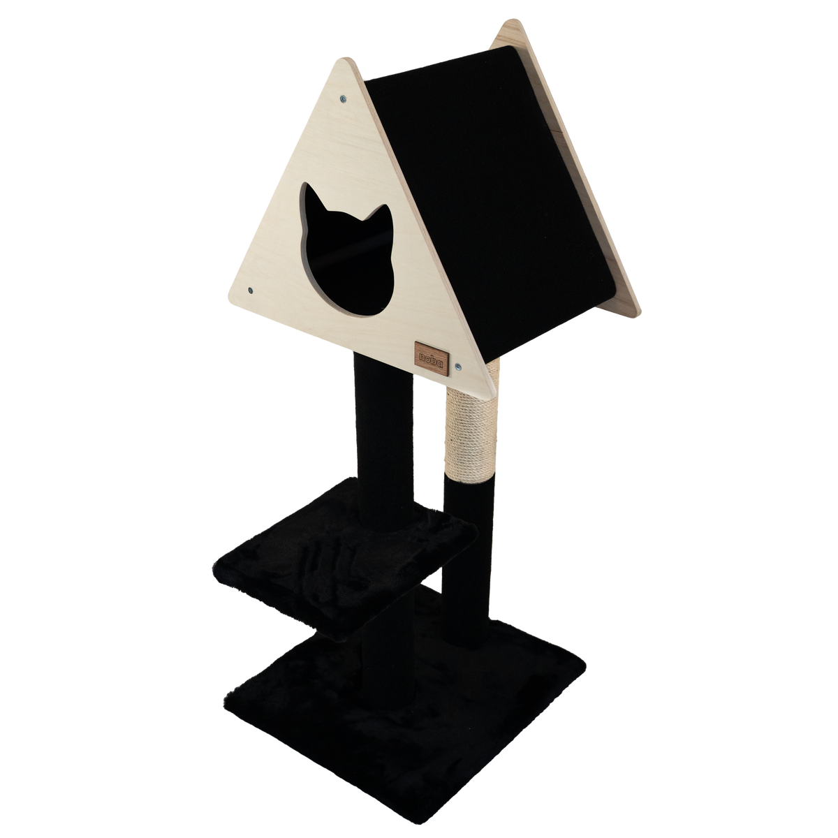Noba Teepee Hideout Deluxe 2-Level Cat Tree