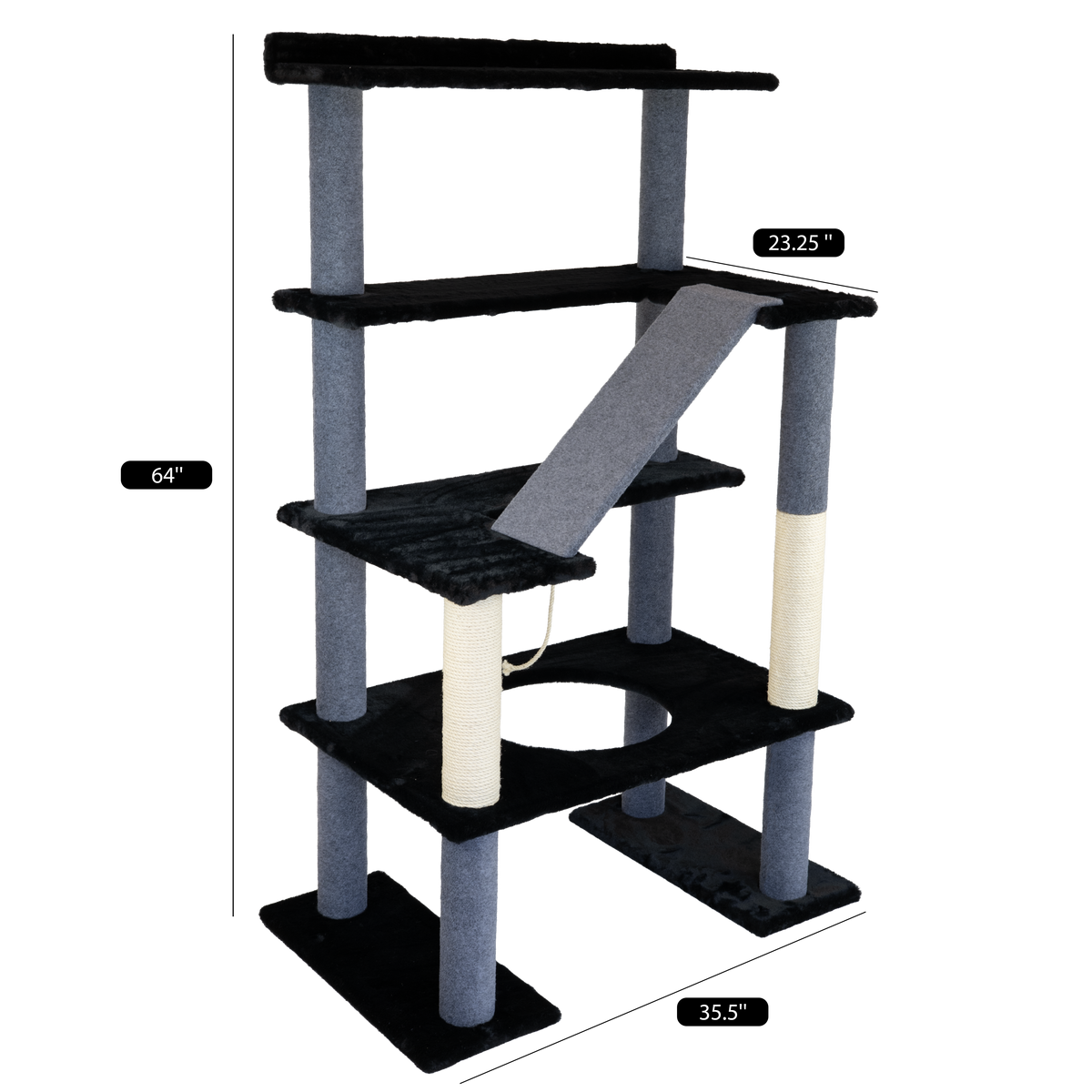 Noba Maine Coon 65 in 5-Level Cat Tower