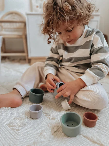 Noüka Stacking Cups-Sky Set