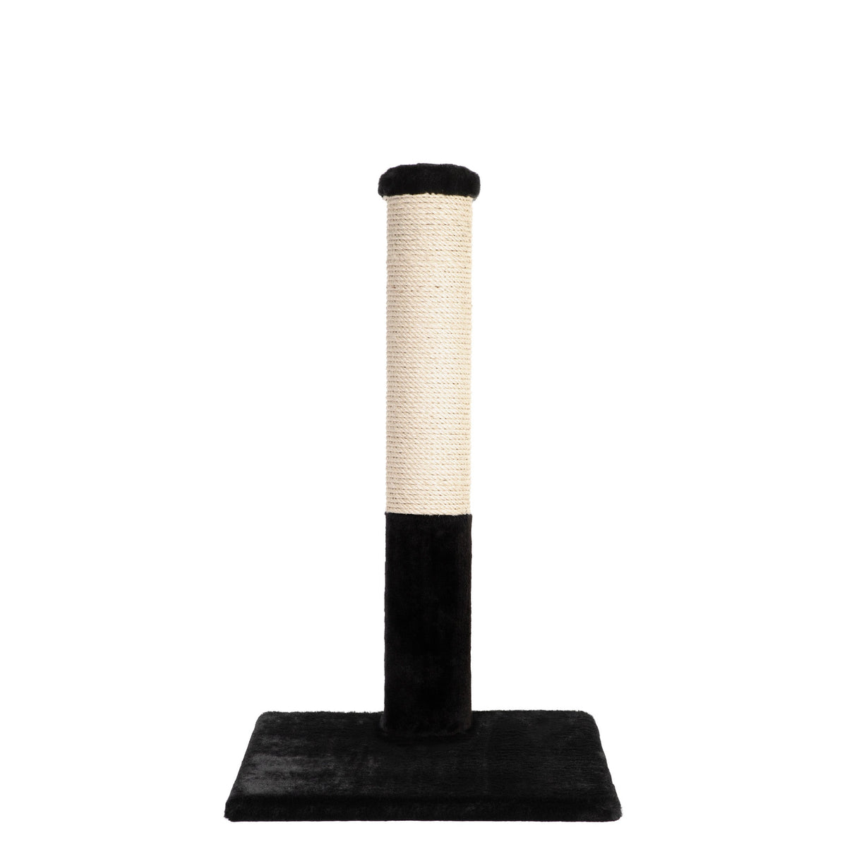 Noba Classic 28 in Scratching Post, Black Faux Fur