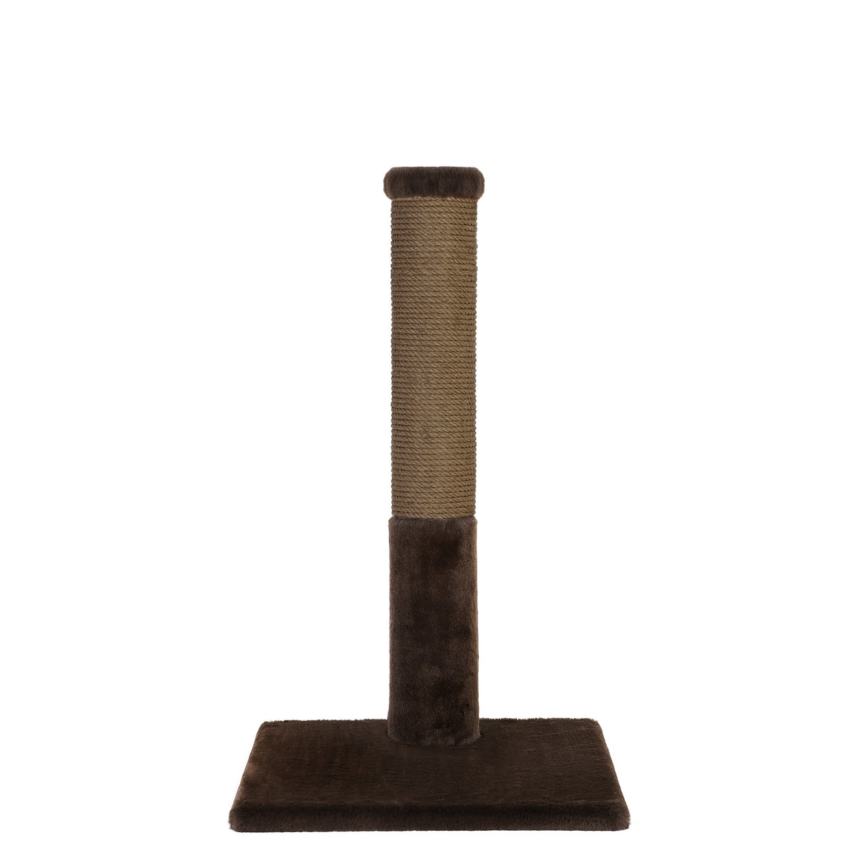 Noba Classic 28 in Scratching Post, Brown Faux Fur