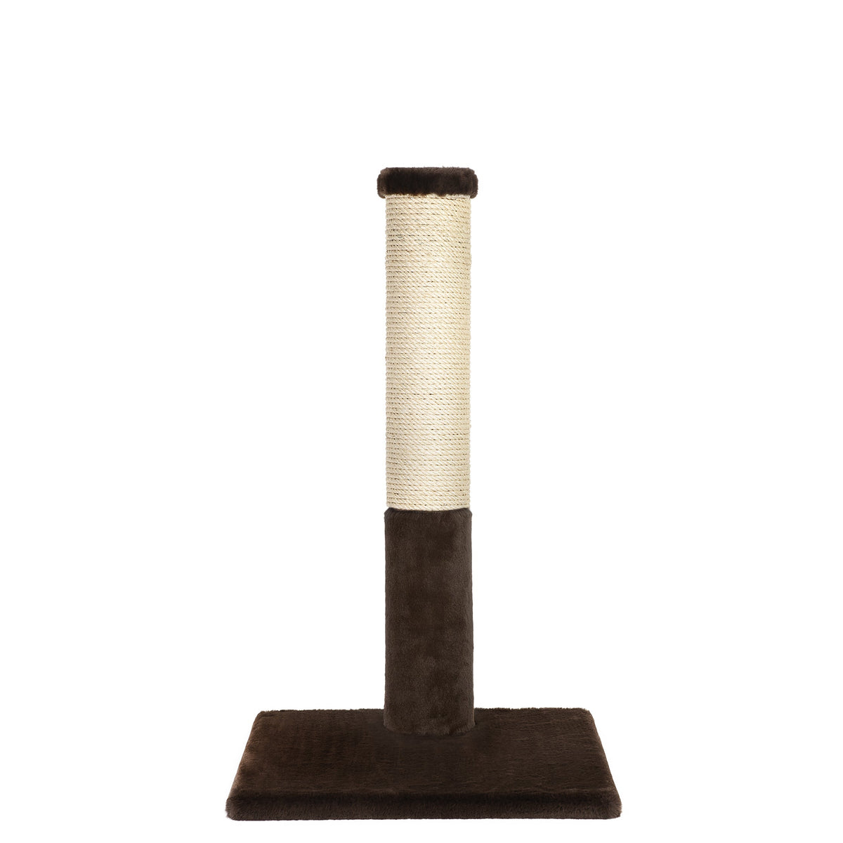 Noba Classic 28 in Scratching Post, Brown Faux Fur