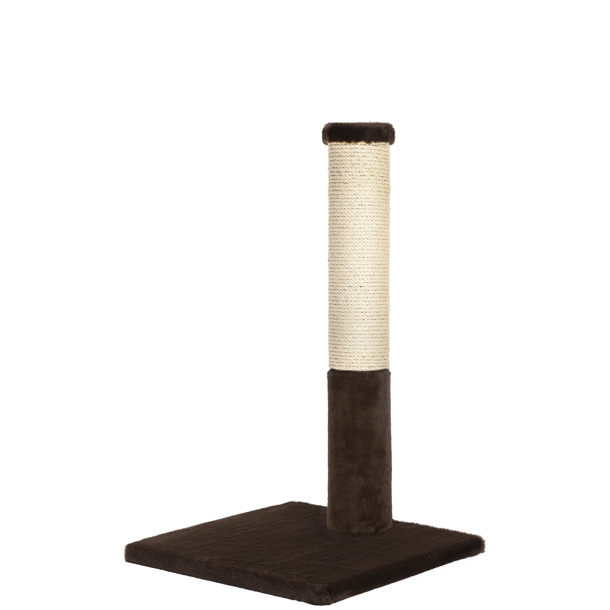 Noba Classic 28 in Scratching Post, Brown Faux Fur
