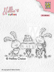 Nellie's Cuties Clear Stamp Javi Birthday Party