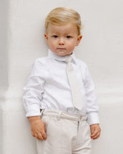 Noralee Skinny Tie, Linen