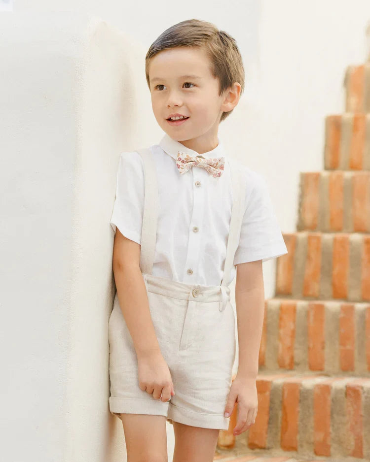 Noralee Suspender Short, Linen
