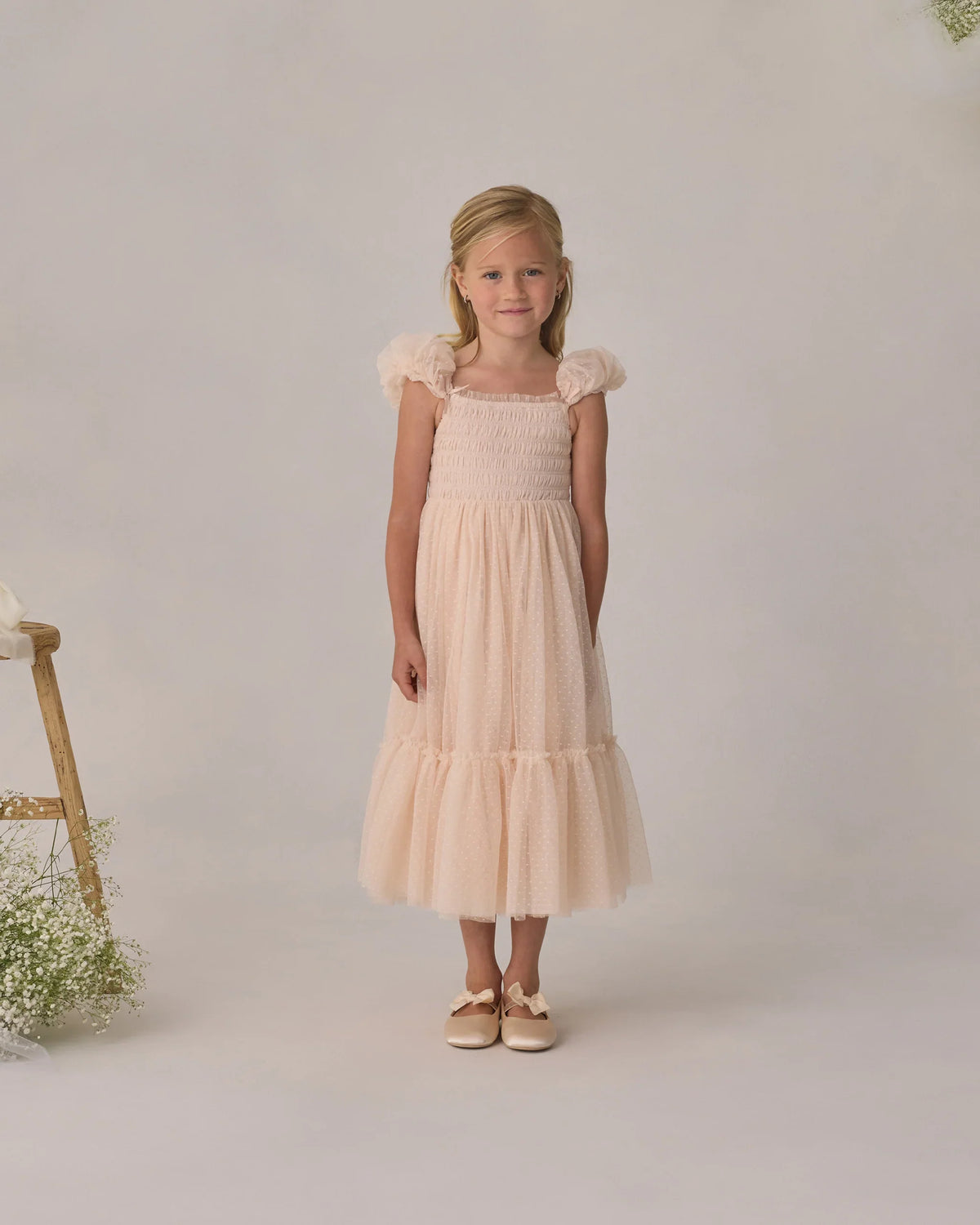 Noralee Bow Ballet Flats, Pearl