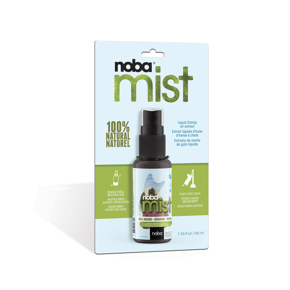 Noba Mist Catnip Spray, 100% Natural