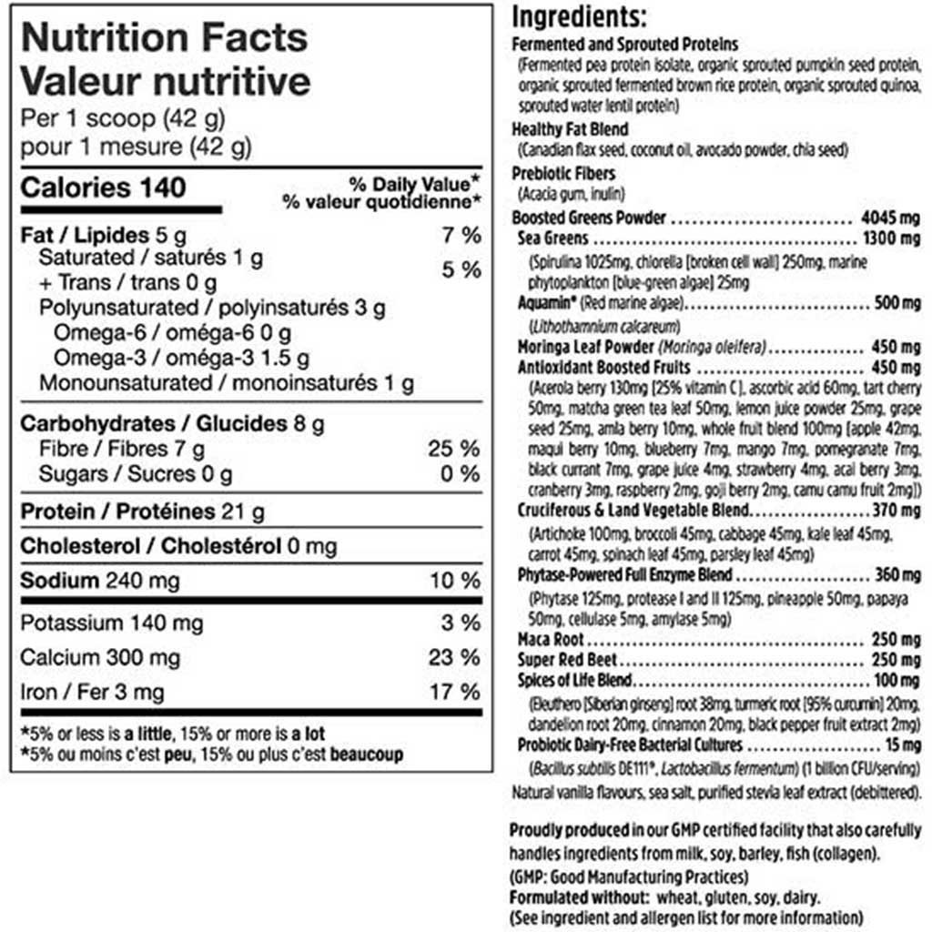 North Coast Naturals Boosted Vegan All-in-One, 840 g