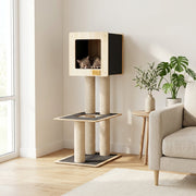 Noba Hut Hideout Deluxe 2-Level Cat Tree