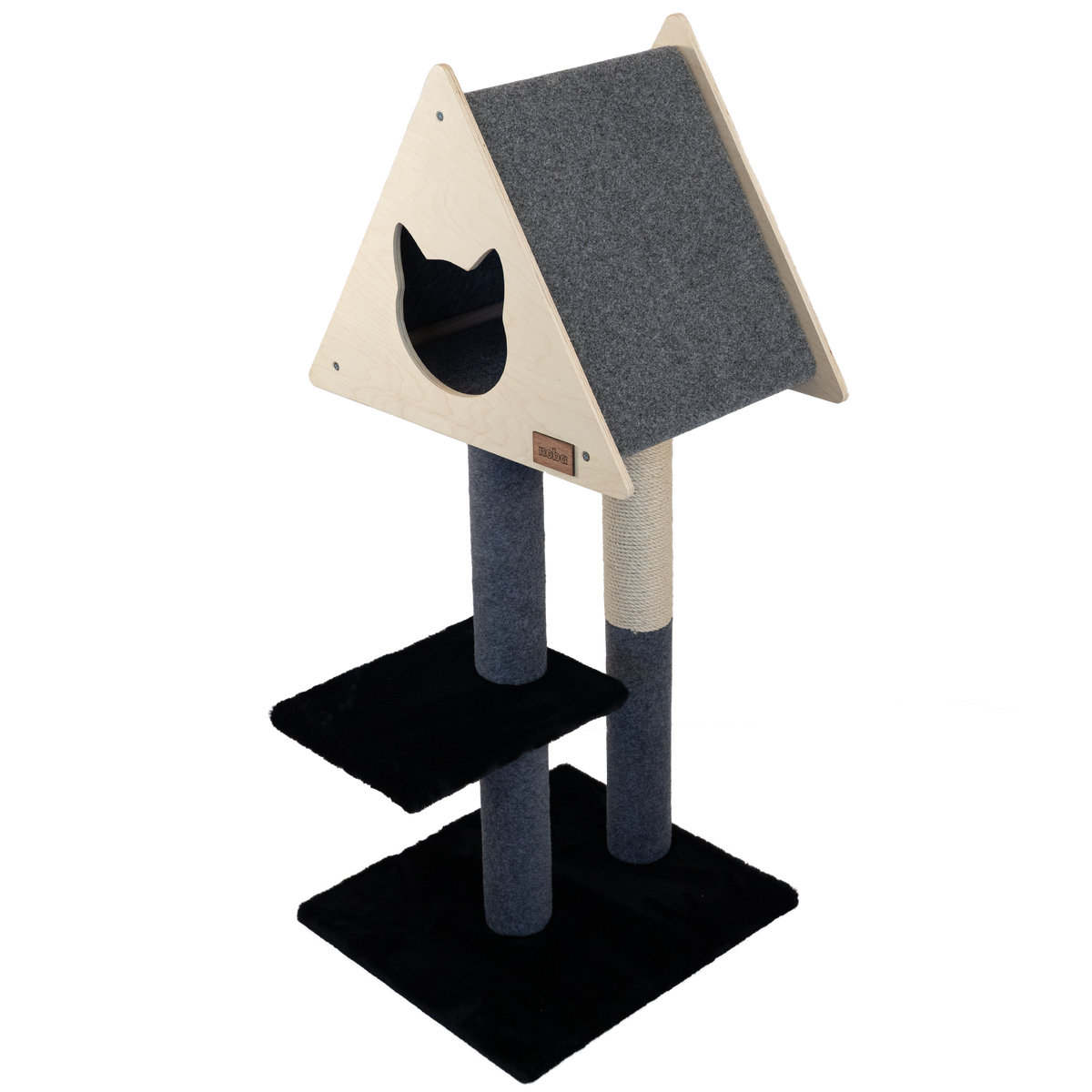 Noba Teepee Hideout Deluxe 2-Level Cat Tree
