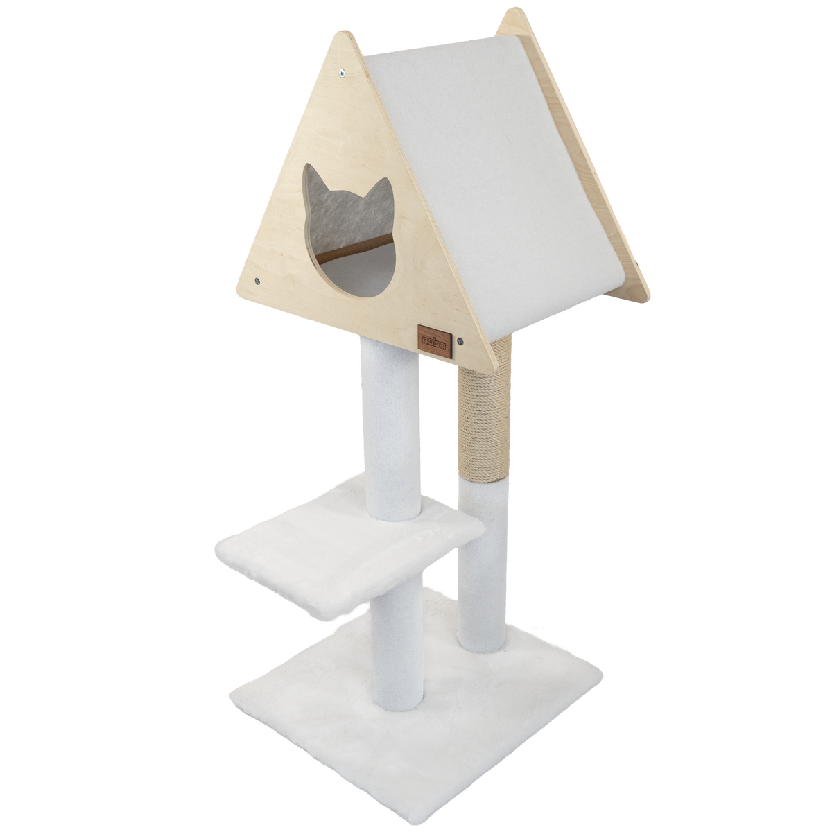 Noba Teepee Hideout Deluxe 2-Level Cat Tree