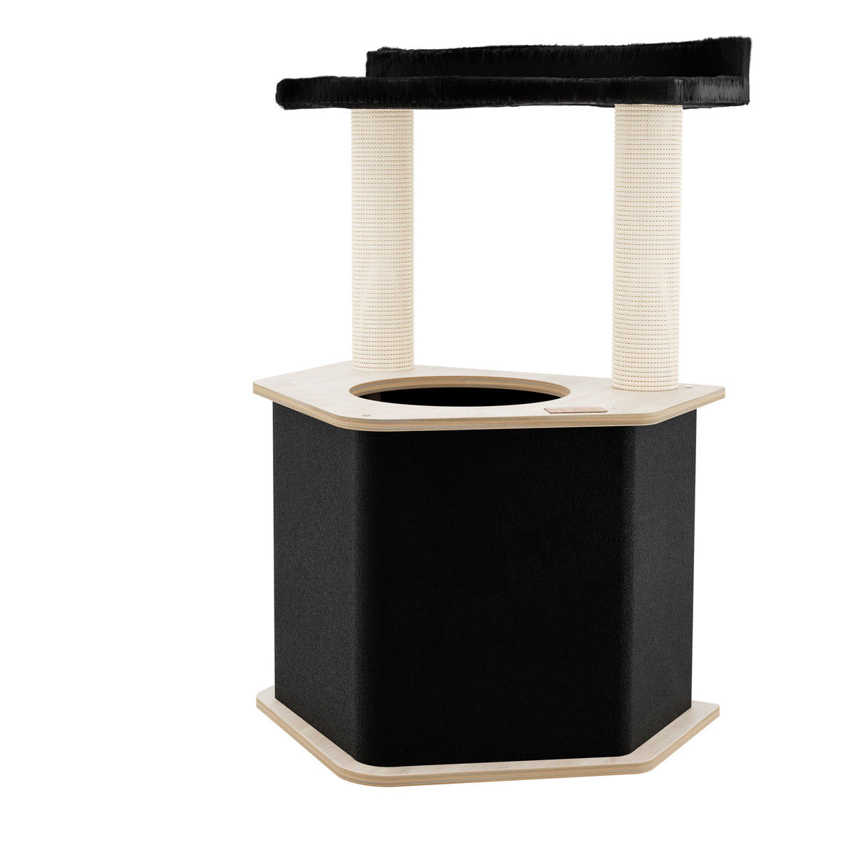 Noba The Lodge Hideout 2-Level Cat Tree