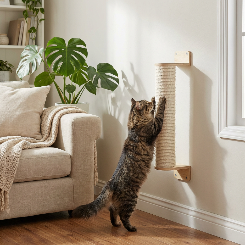 Noba Mural Wall Cat Scratcher, 20 in