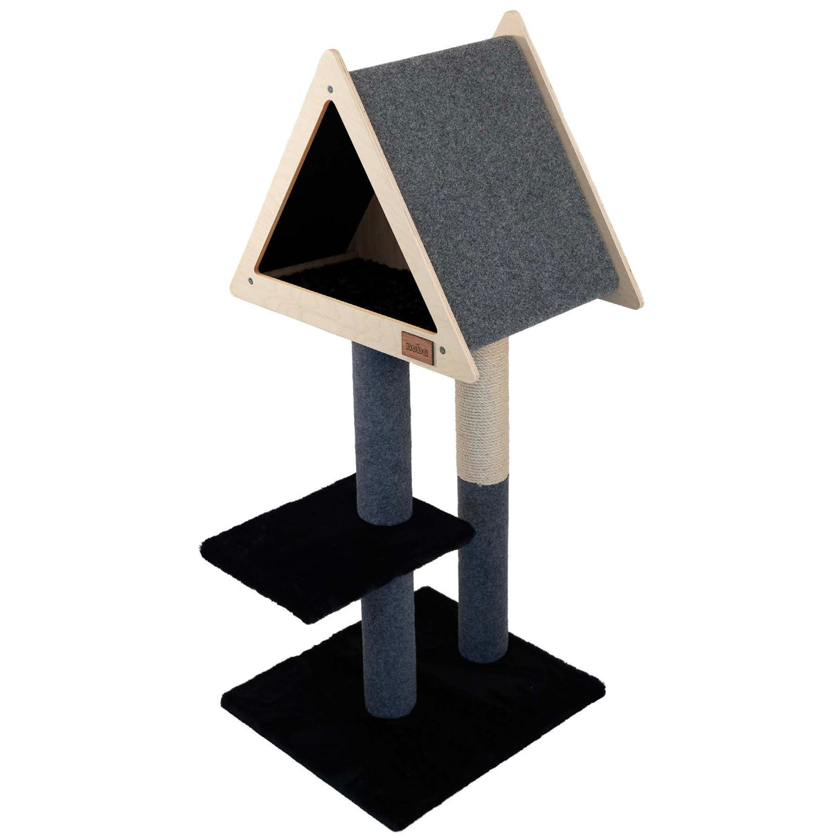 Noba Teepee Hideout Deluxe 2-Level Cat Tree