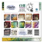 3Quarter Designs Oh Texture 8x8 Paper Pack