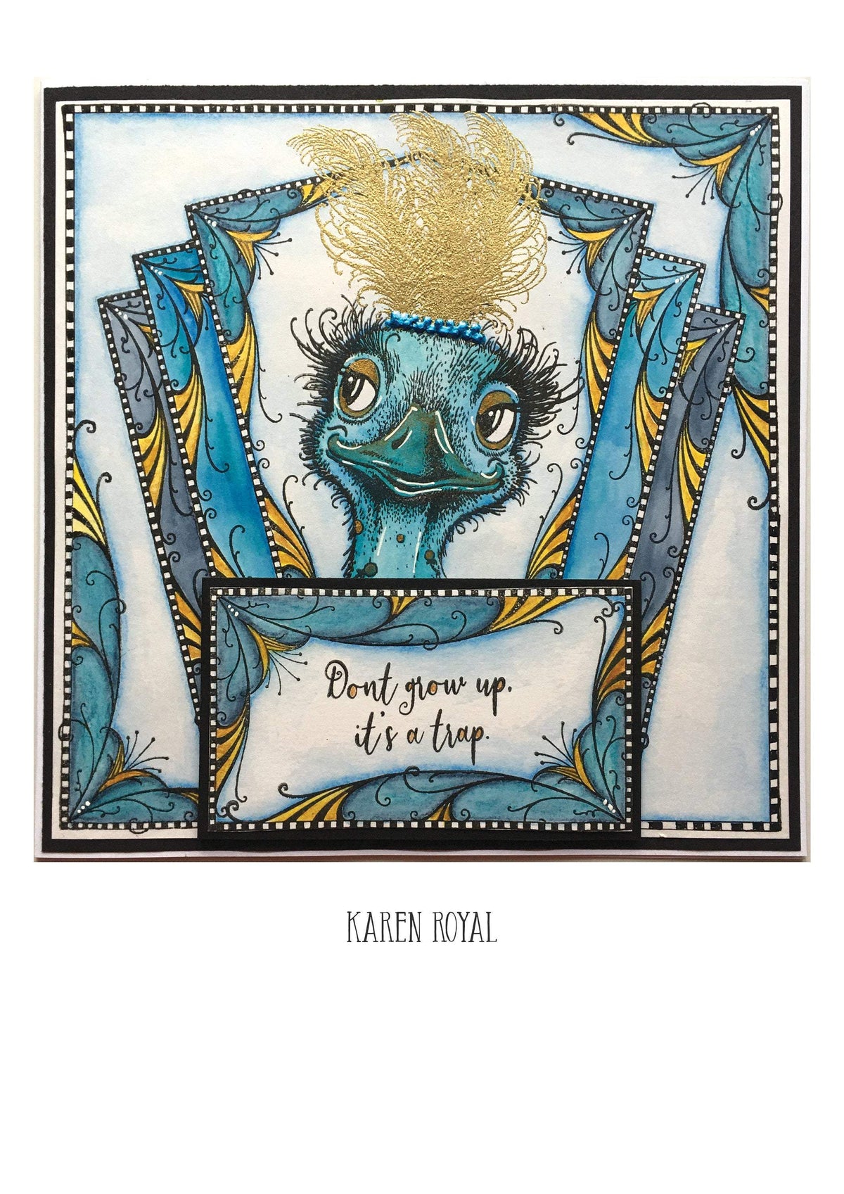 Elegance A5 Clear Stamp Set