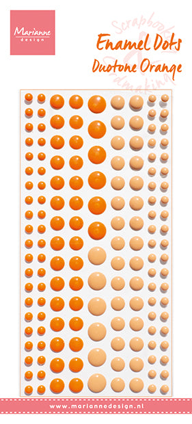 Marianne Design Enamel Dots - Duotone Orange