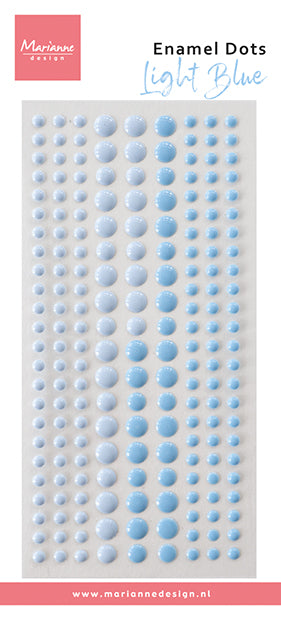 Marianne Design Enamel Dots - Duotone Light Blue