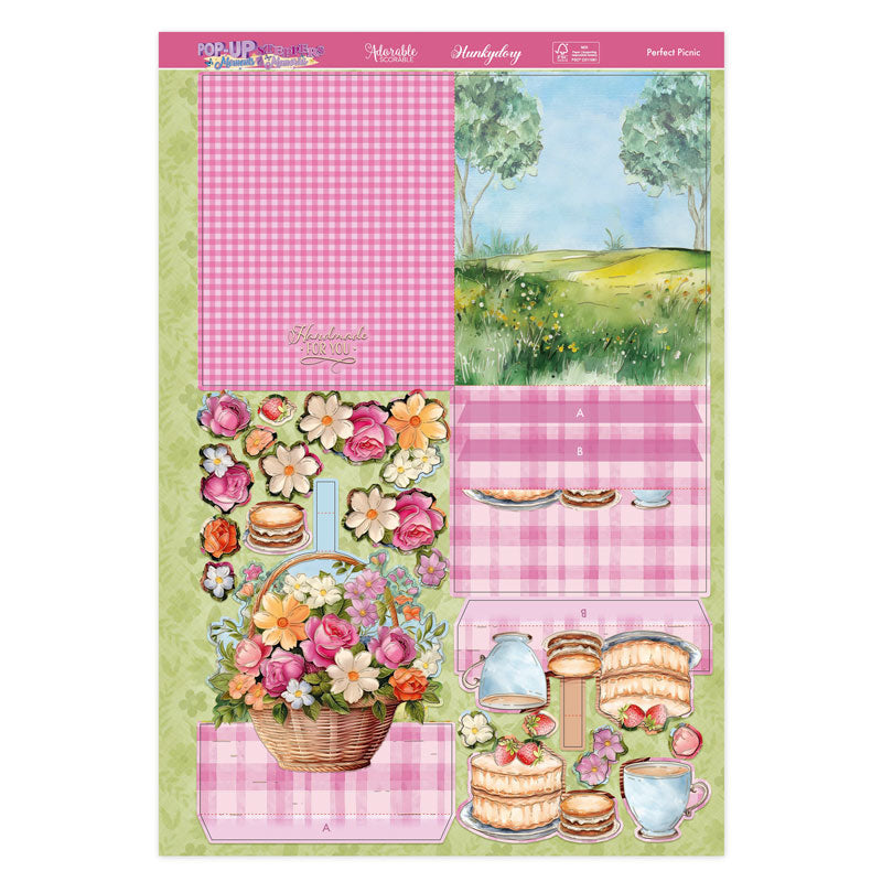 Pop-Up Stepper Card - Perfect Picnic