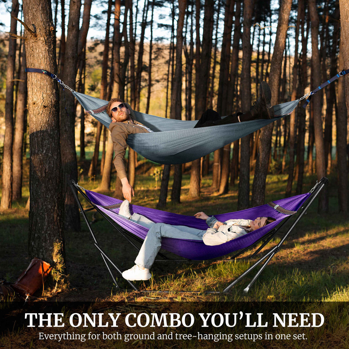 Tranquillo Comfort Set Hammock with Stand