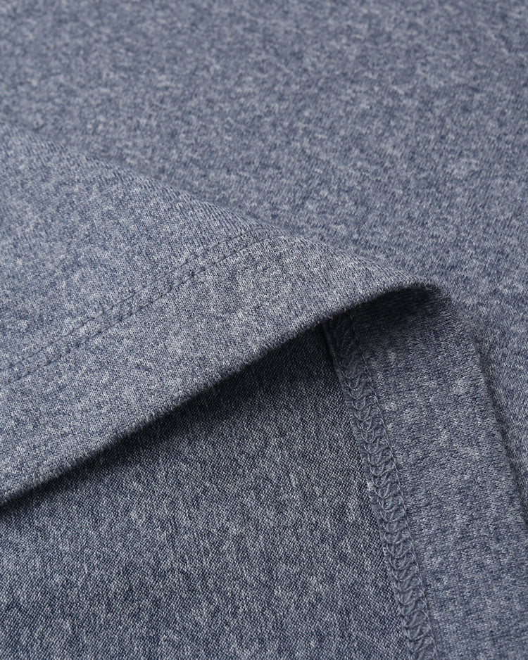 Rylee + Cru Cove Essential Tee, Heathered Marine
