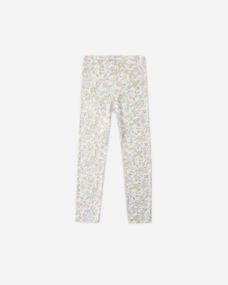 Rylee + Cru Basic Legging, Citron Bloom