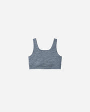 Rylee + Cru Basic Legging and Tank Set, Heathered Marine
