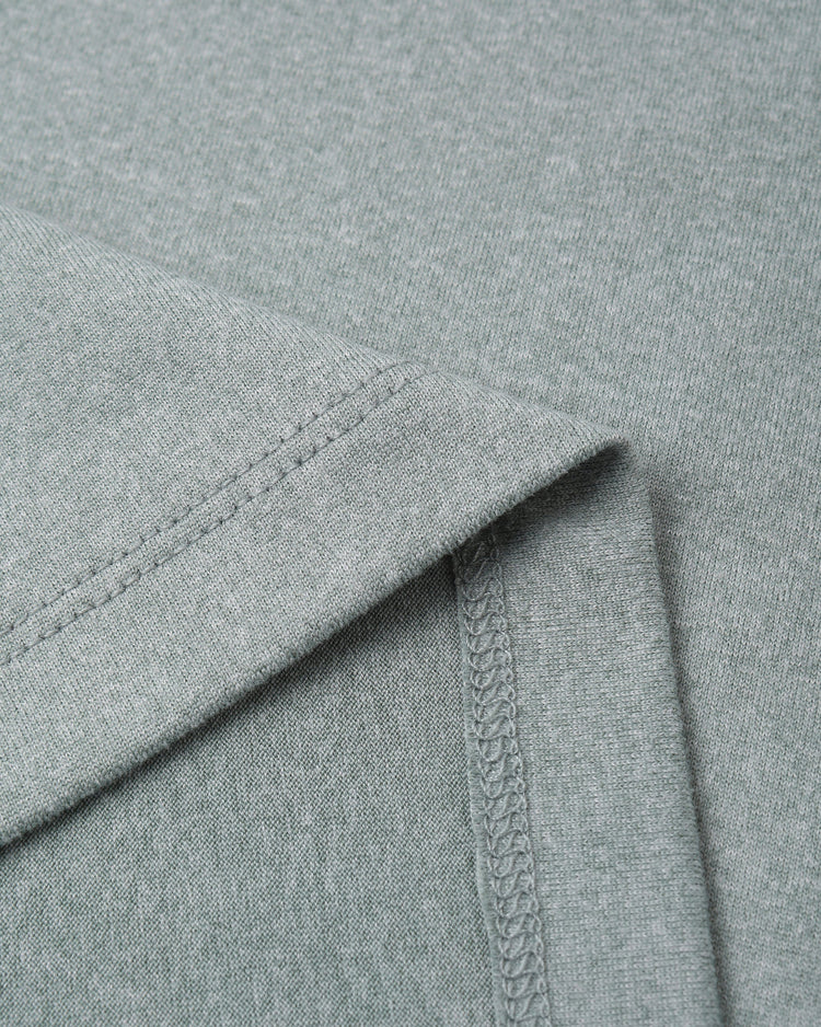 Rylee + Cru Cove Essential Pocket Tee, Heathered Sea Green