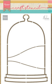 Craft Stencil Bell Jar by Marleen