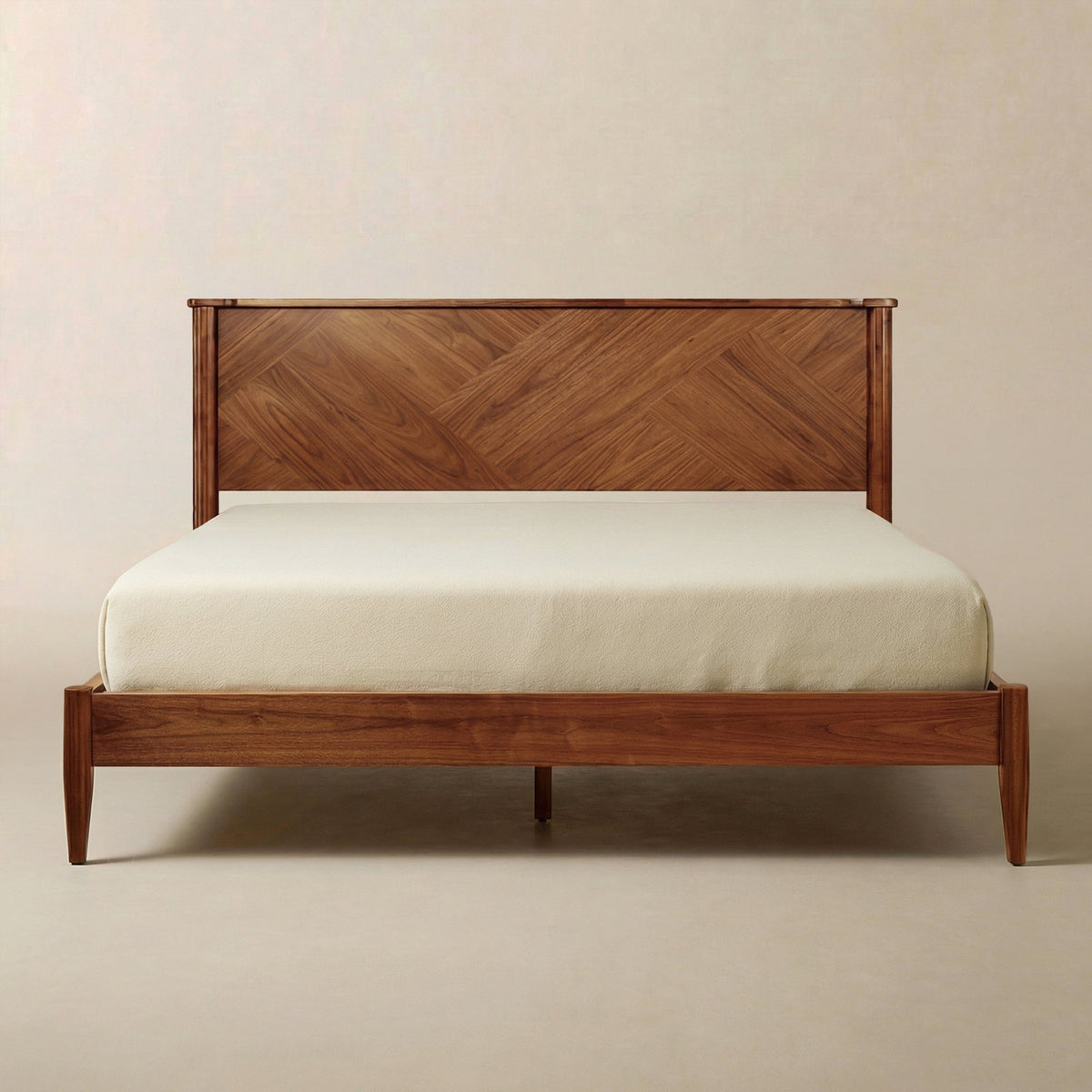Panthera Solid Acacia Wood Bed Frame