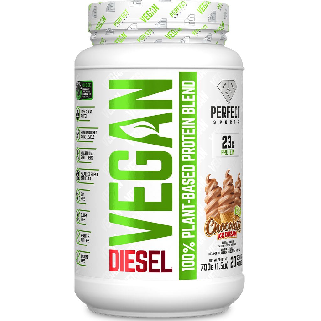 Perfect Sports Diesel Vegan Plant Protein, 1.5 lb