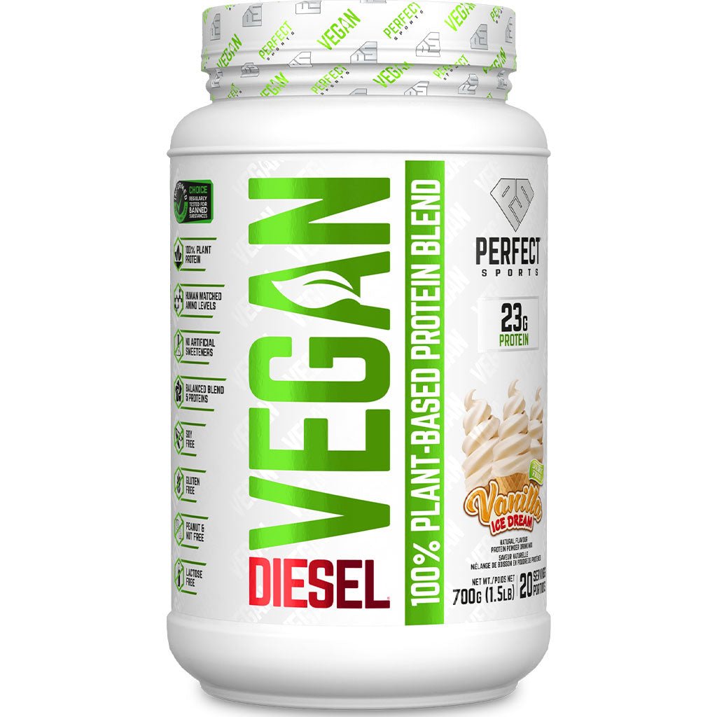 Perfect Sports Diesel Vegan Plant Protein, 1.5 lb