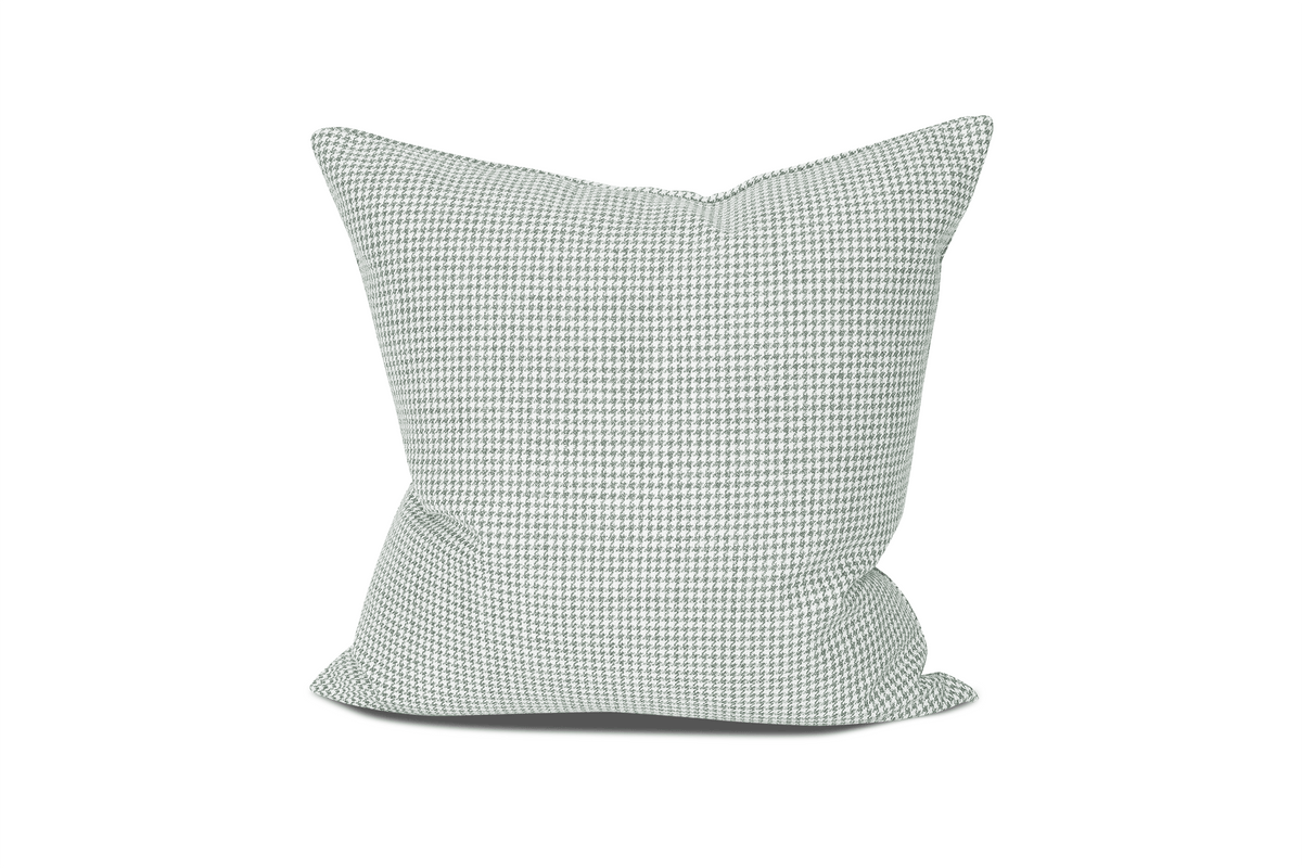 Canadian Down & Feather Pewter Houndstooth Cushion Cover