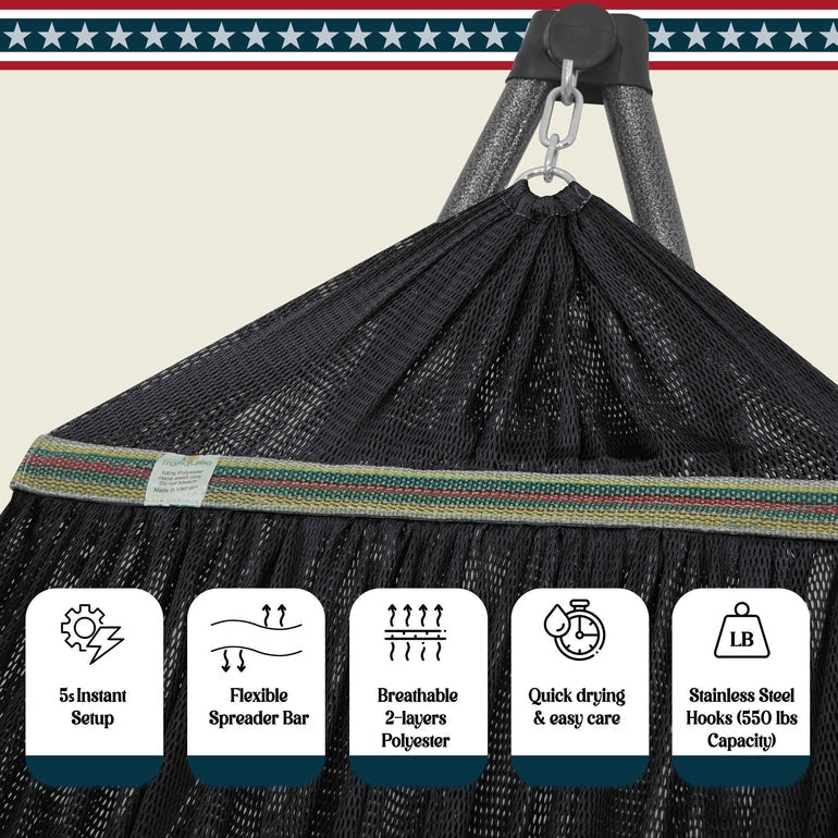 Tranquillo Uniki Collapsible Hammock with Stand