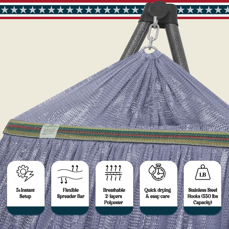 Tranquillo Uniki Collapsible Hammock with Stand