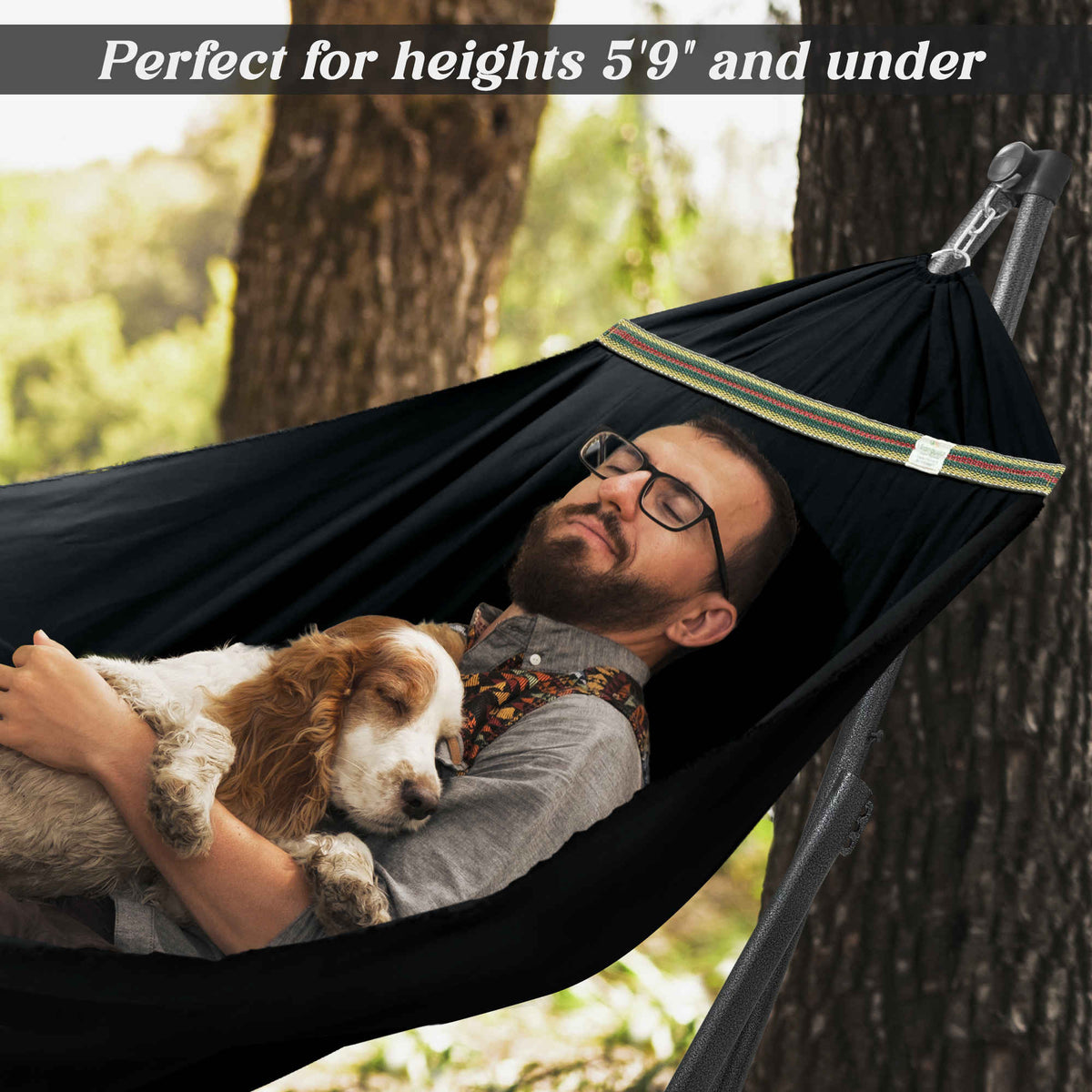 Tranquillo Uniki Canvas Hammock with Stand