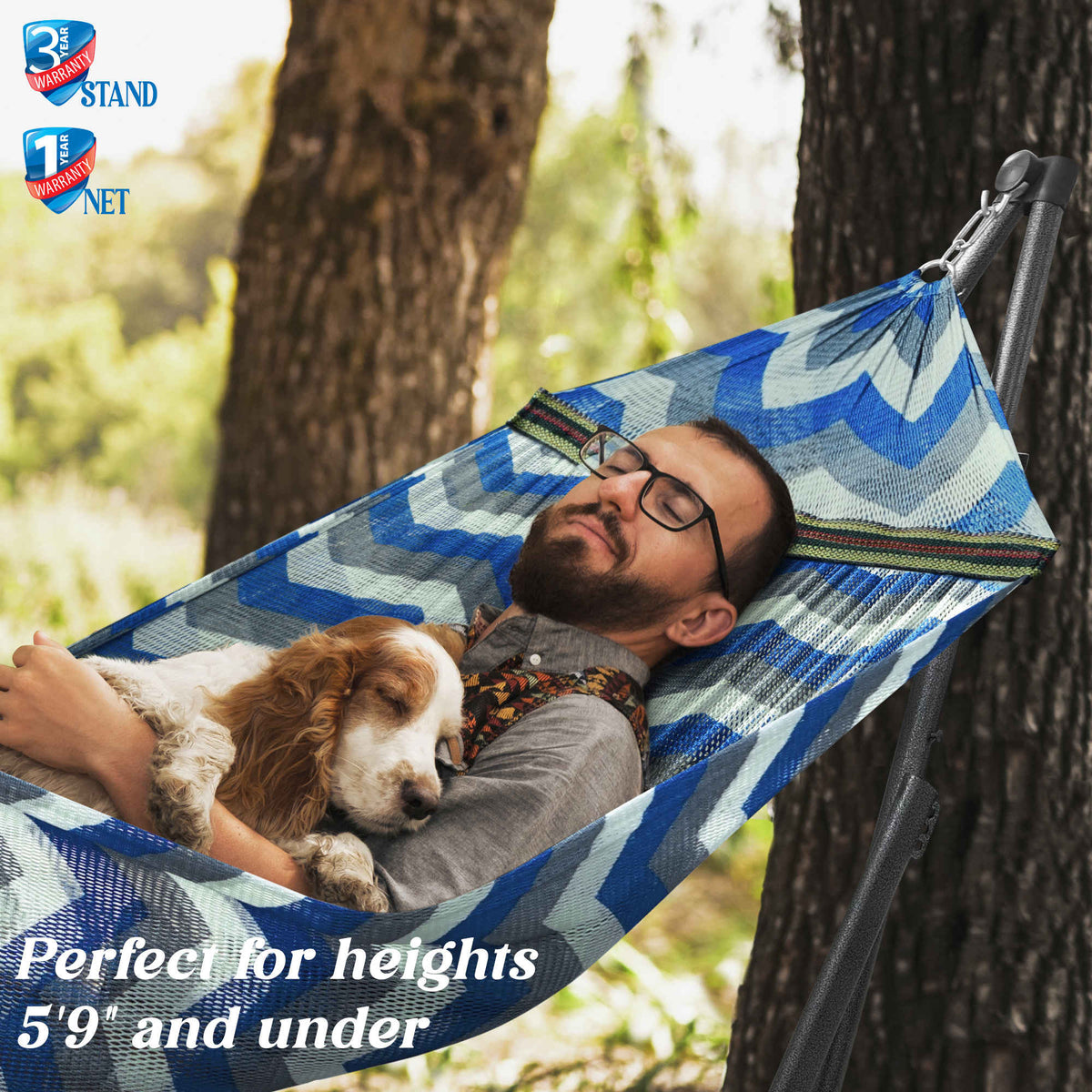 Tranquillo Uniki Collapsible Hammock with Stand
