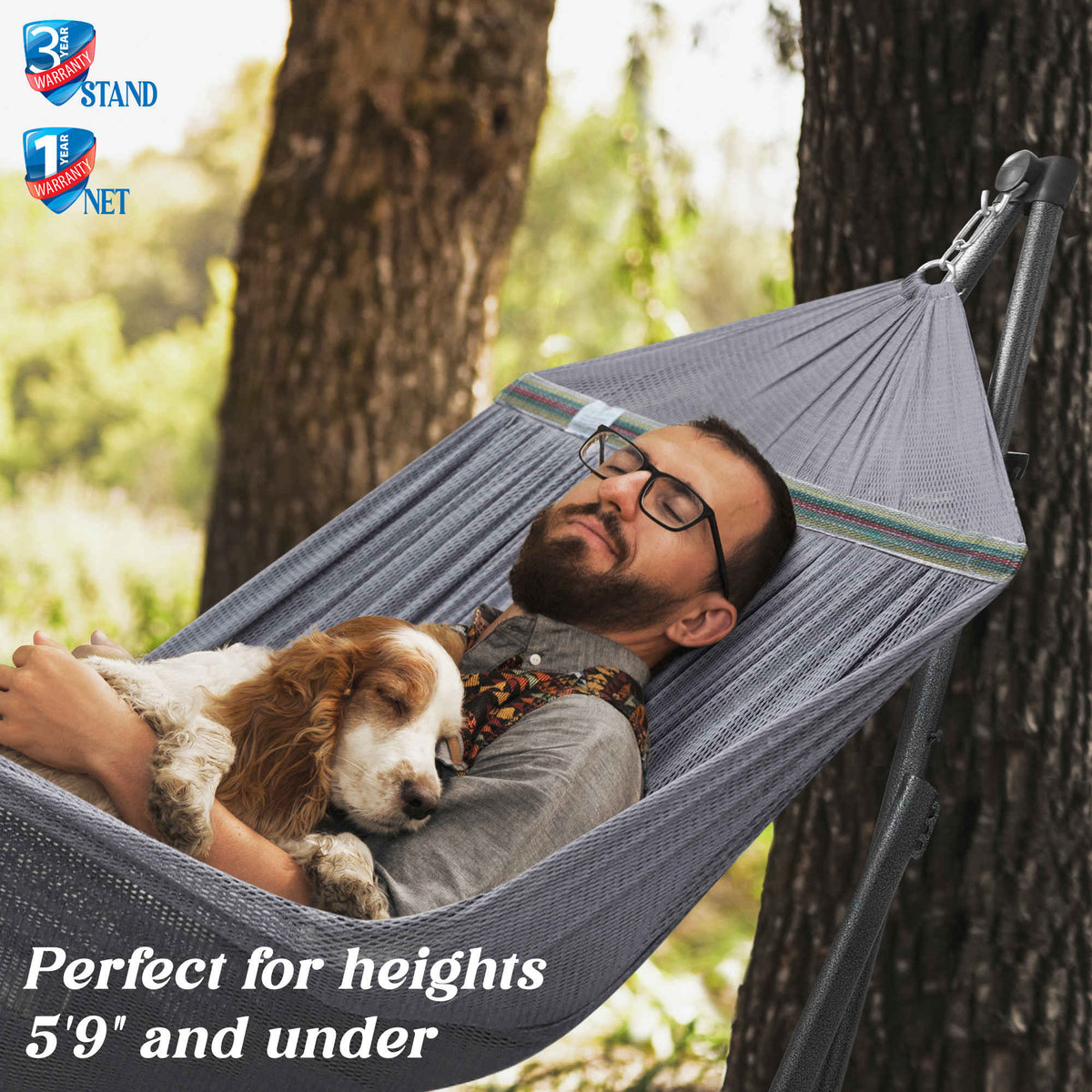 Tranquillo Uniki Collapsible Hammock with Stand