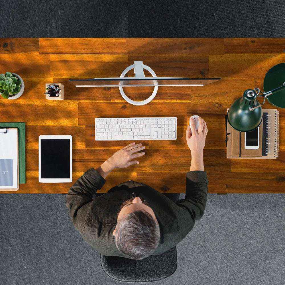 Lagom 48 in Solid Acacia Wood Desk