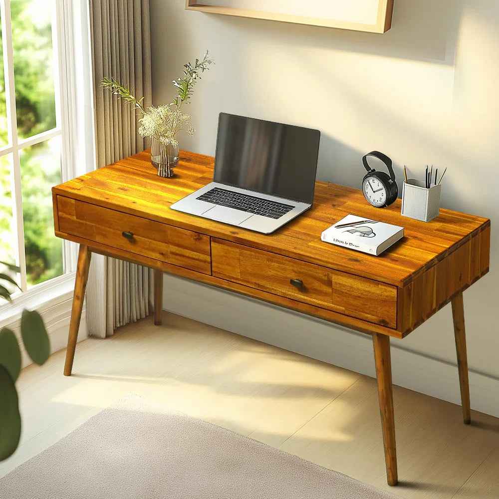 Lagom 48 in Solid Acacia Wood Desk