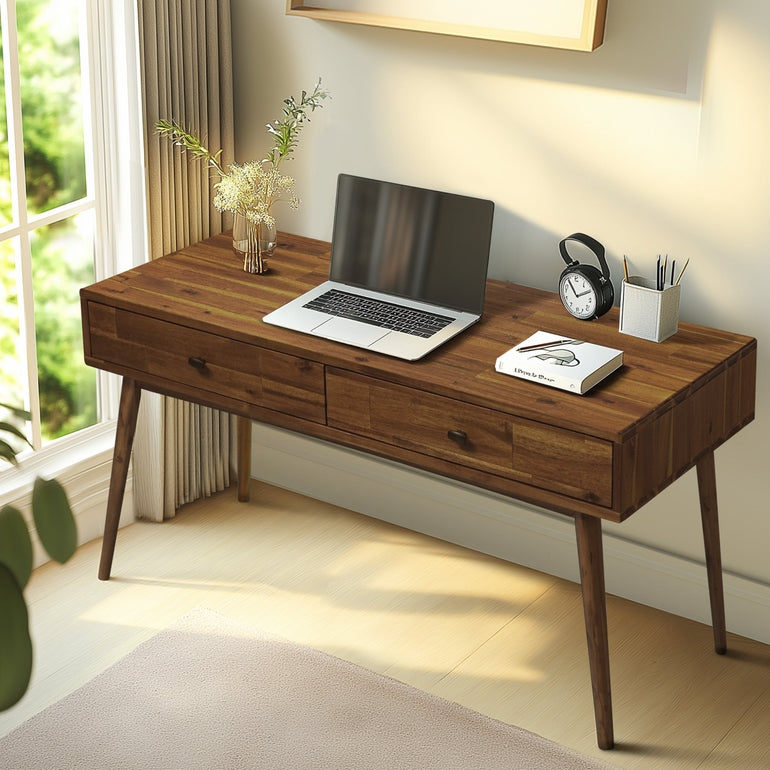 Lagom 48 in Solid Acacia Wood Desk