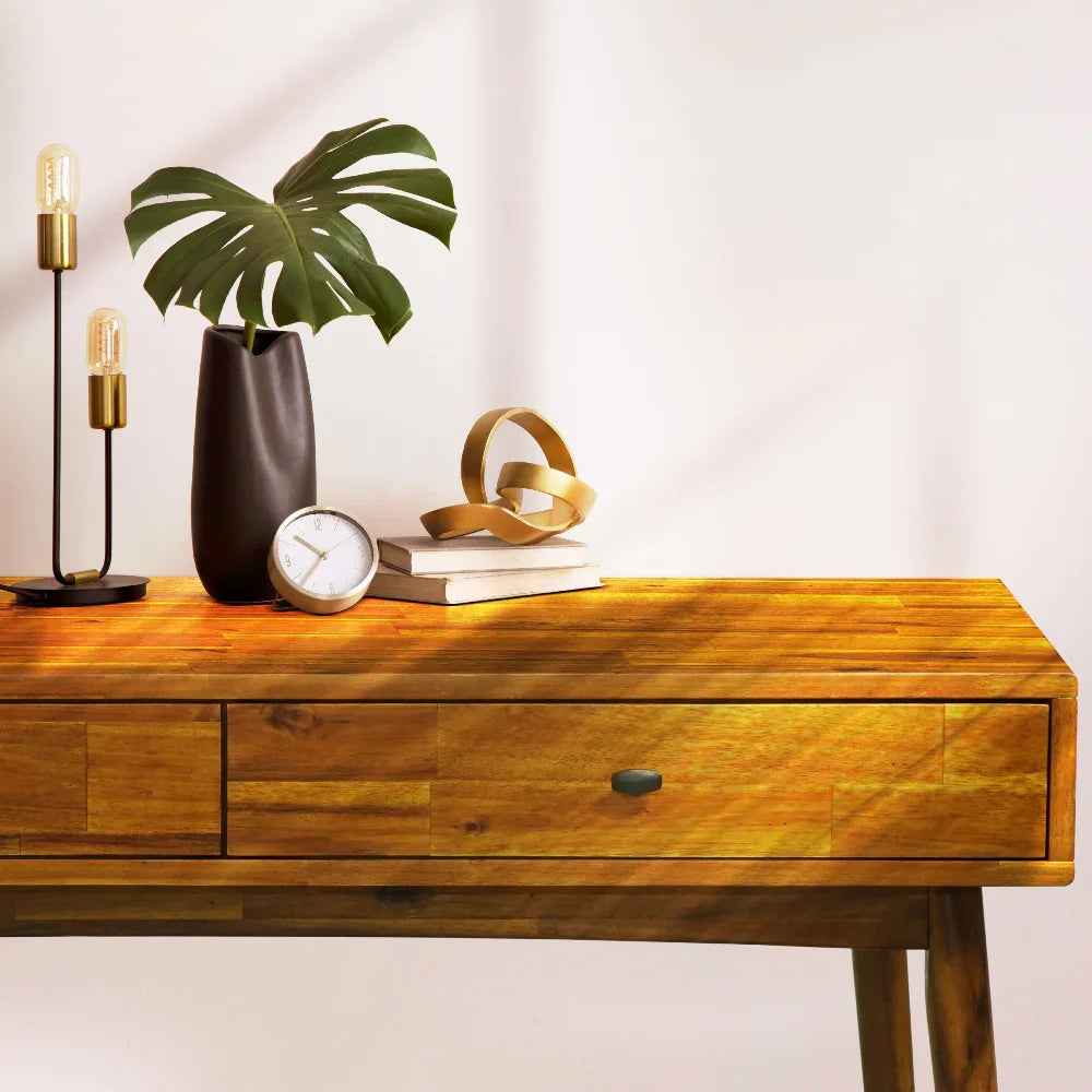 Lagom 48 in Solid Acacia Wood Desk