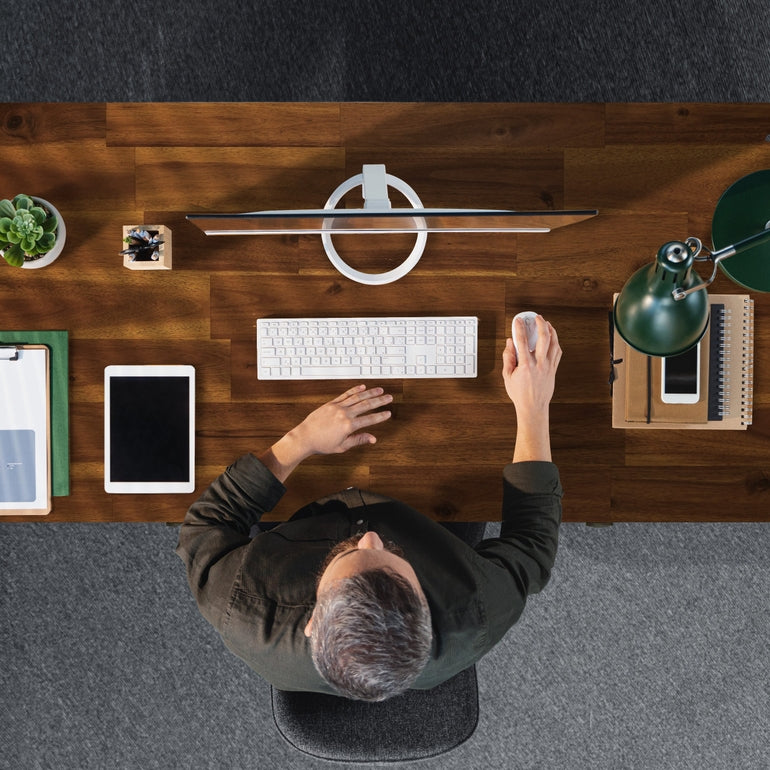 Lagom 48 in Solid Acacia Wood Desk
