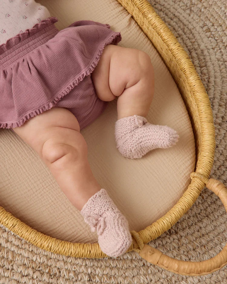 Quincy Mae Knit Booties, Lilac