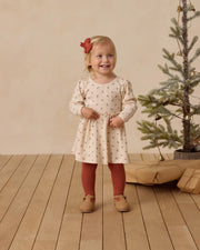 Quincy Mae Footed Tights, Cranberry