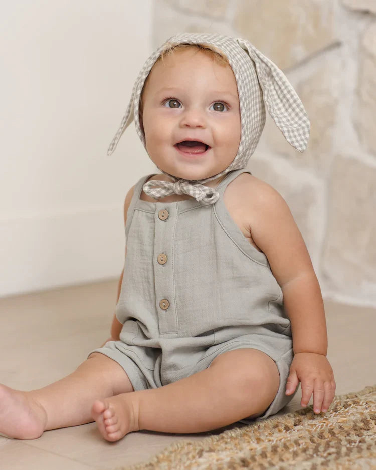 Quincy Mae Oakley Romper, Sage