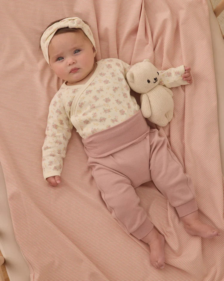 Quincy Mae Baby Pant, Mauve