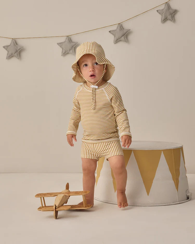 Quincy Mae Bucket Hat, Honey Stripe